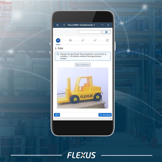 Mobile data capture for SAP - photo function from theflex