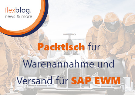 Packtisch für Warenannahme und Versand für Extended Warehouse Management (SAP EWM)