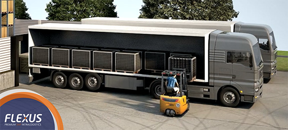 Optimized processes through the combination of the transport control system and yard management