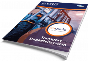 Flyer Transport-/Staplerleitsystem