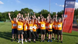 Flexus beim Firmenlauf