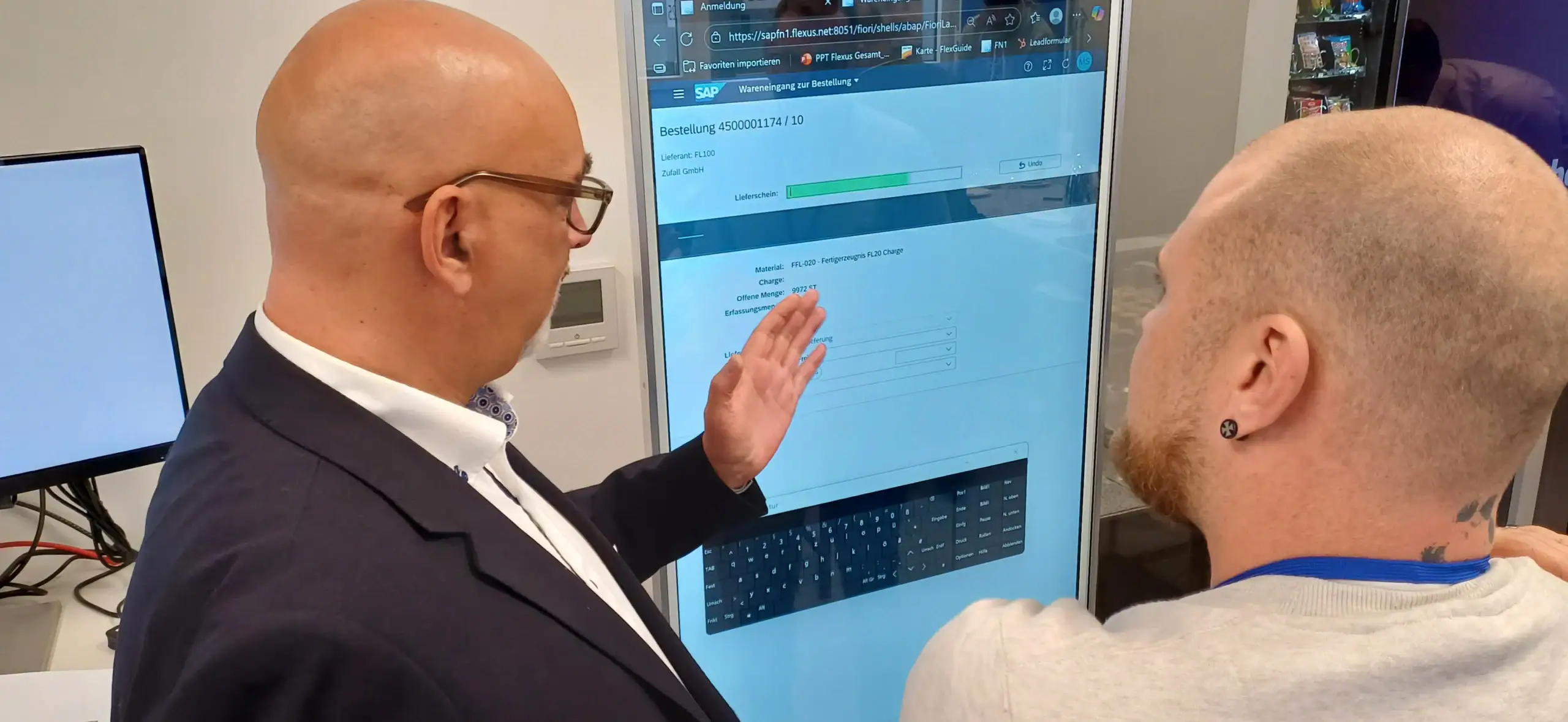 Flexus Kundentag bei Wirthwein: Live-Demo