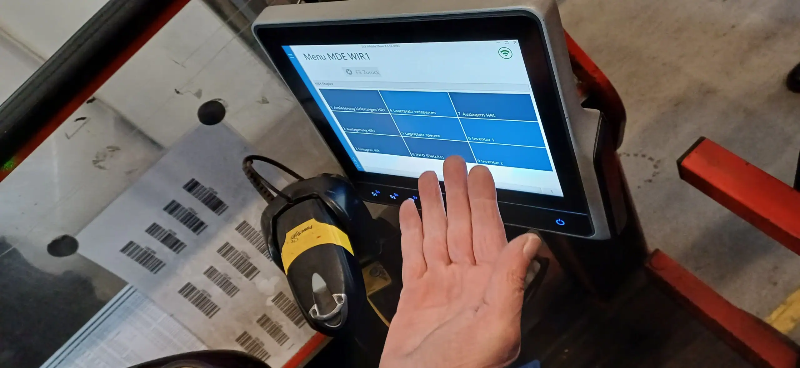 Flexus Kundentag bei Wirthwein: Live-Demo Lager