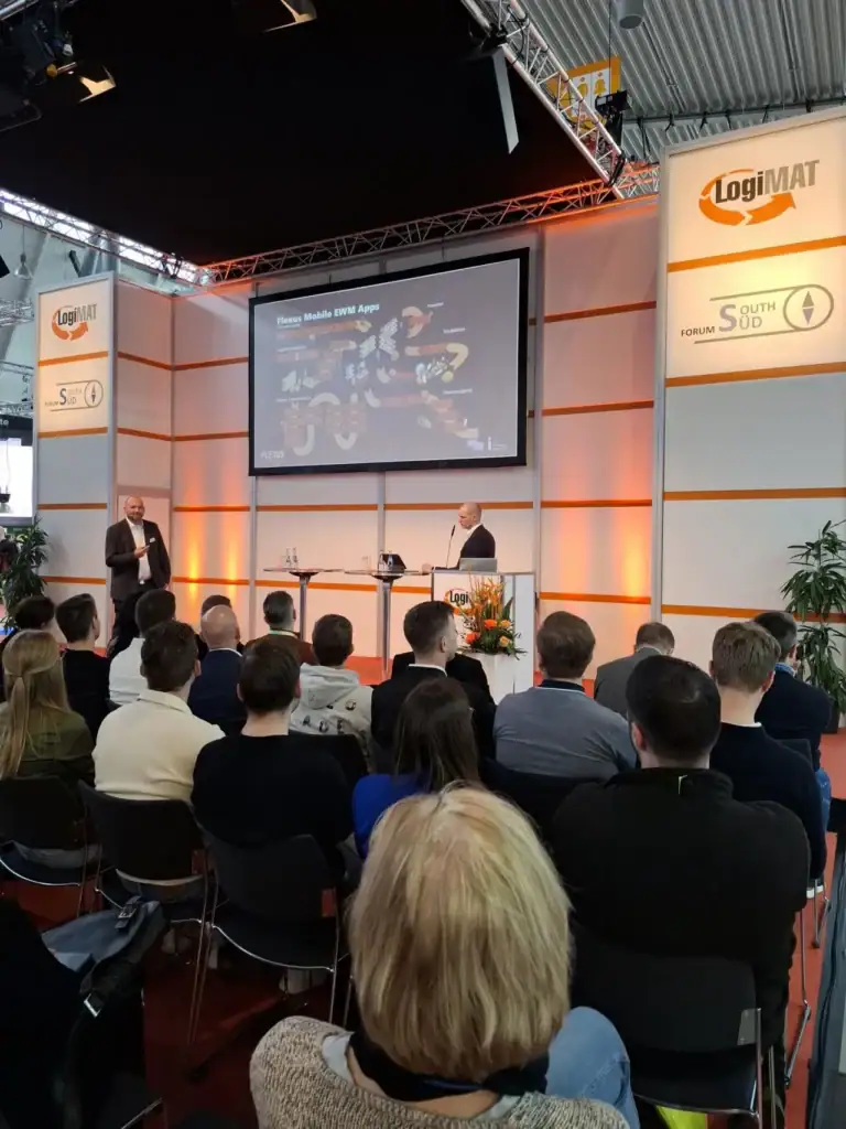 LogiMAT 2026: Vortag "SAP EWM-Transformation für das neue Logistikzentrum bei Ingersoll Rand" von Sönke Garmsen (Ingersoll Rand) und Konstantin Luckey (Flexus AG)
