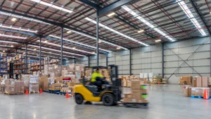 ASR: Darstellung Transport im Lager mit Stapler